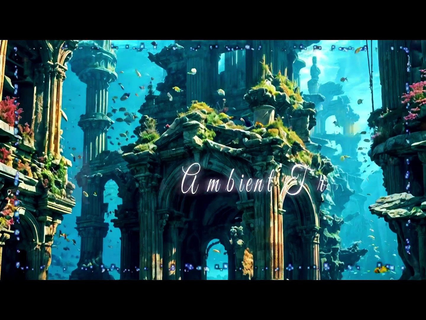 ⁣[Nature sound]Sleepy ambient music with underwater sounds,meditation music