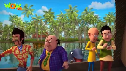 Dolphins In Danger - Motu Patlu New - S13 - Cartoons For Kids - #spot