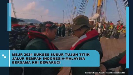 MBJR 2024 Sukses Susur Tujuh Titik Jalur Rempah Indonesia-Malaysia Bersama KRI Dewaruci