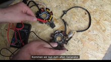 So prüfen Sie den Generator und den Induktionssensor eines Rollers auf Funktionsfähigkeit