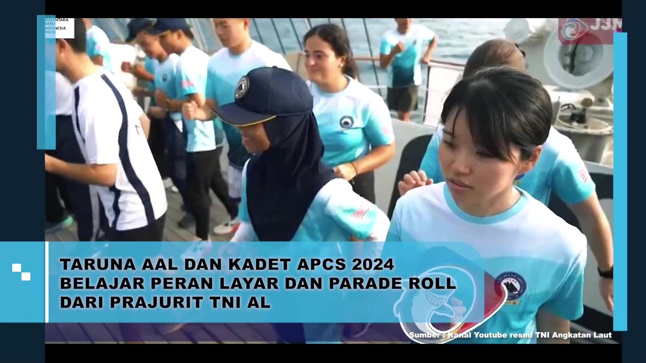 Taruna AAL dan Kadet APCS 2024 Belajar Peran Layar dan Parade Roll dari Prajurit TNI AL