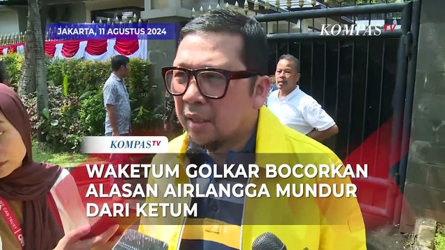 Waketum Golkar Bocorkan Alasan Airlangga Hartarto Mundur dari Ketua Umum