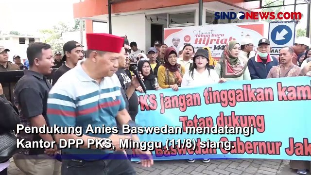 Minta Komitmen Tetap Usung Anies di Pilgub Jakarta, Pendukung Geruduk Markas PKS