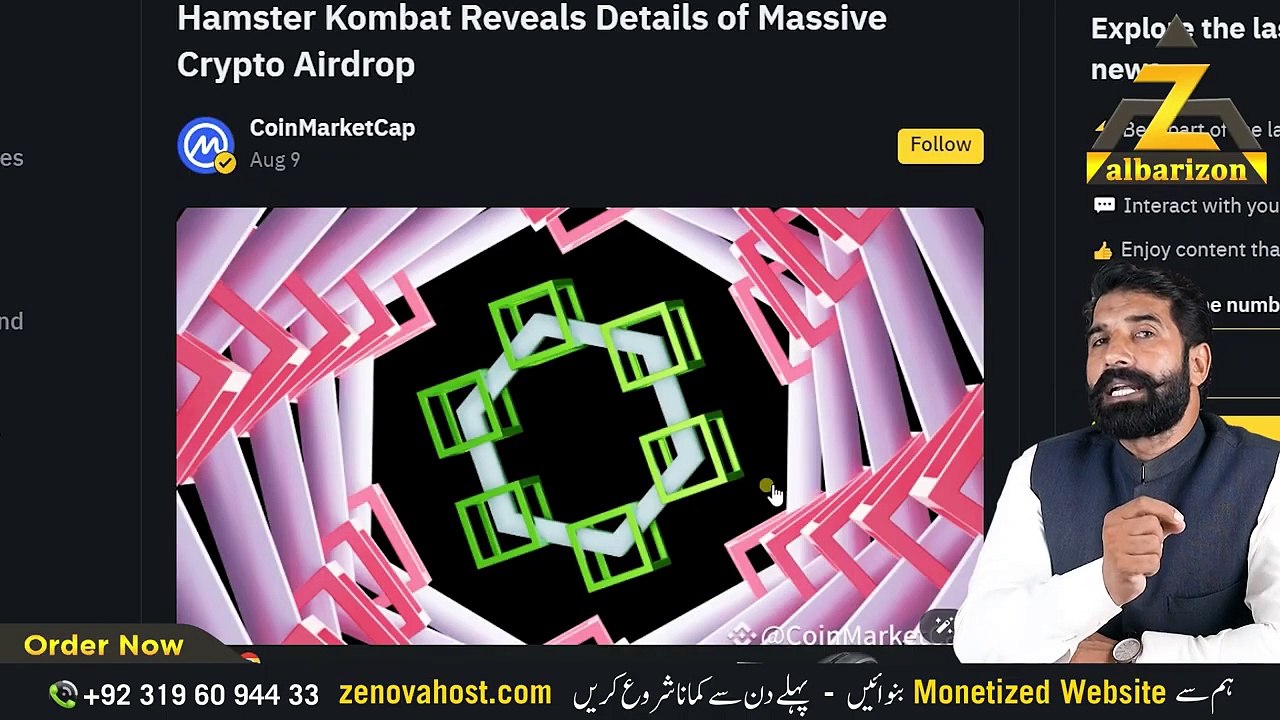 Binance Tells about Hamster Kombat Airdrop - How to Get Hamster Kombat Airdrop - Earning - Albarizon