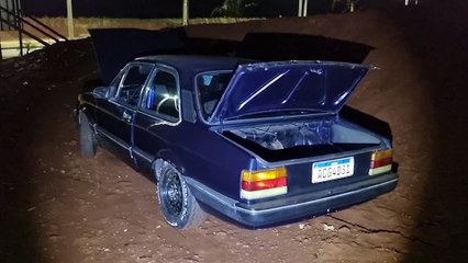 Chevette com indicativo de furto é recuperado pela ROMU