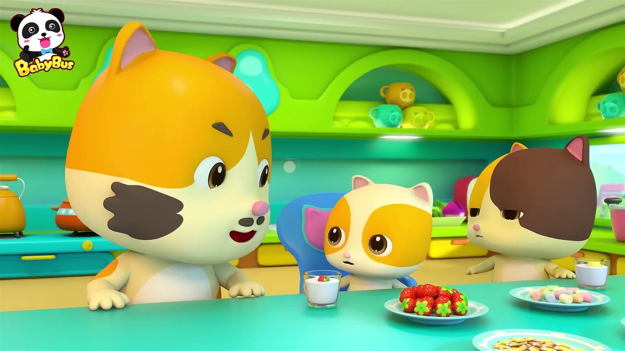 BabyBus - Kids Songs and Cartoons - Little Heroes Chased Big Monster Away ｜ Baby Kitte..