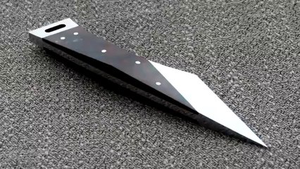 Knife making- faceted kiridashi.