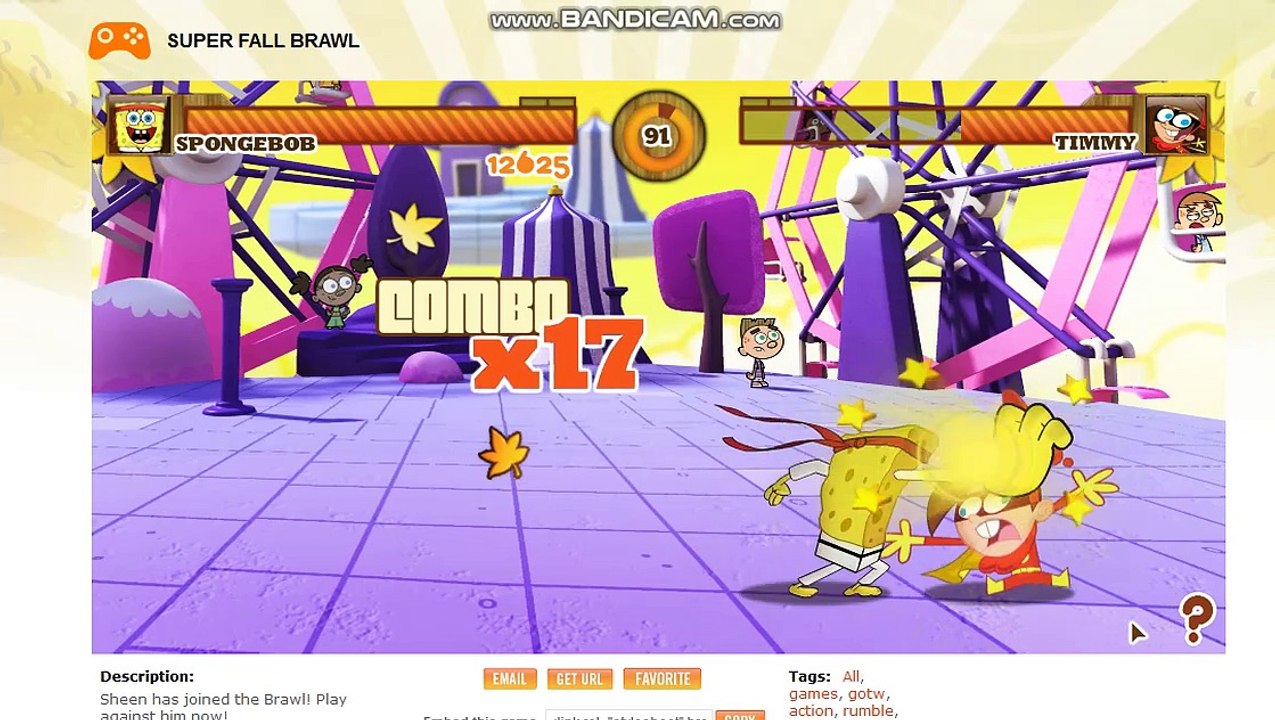 Super Fall Brawl - Tournament as SpongeBob