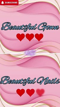 ❤Beautiful gowns vs beautiful nails/pretty dresses and pretty nails