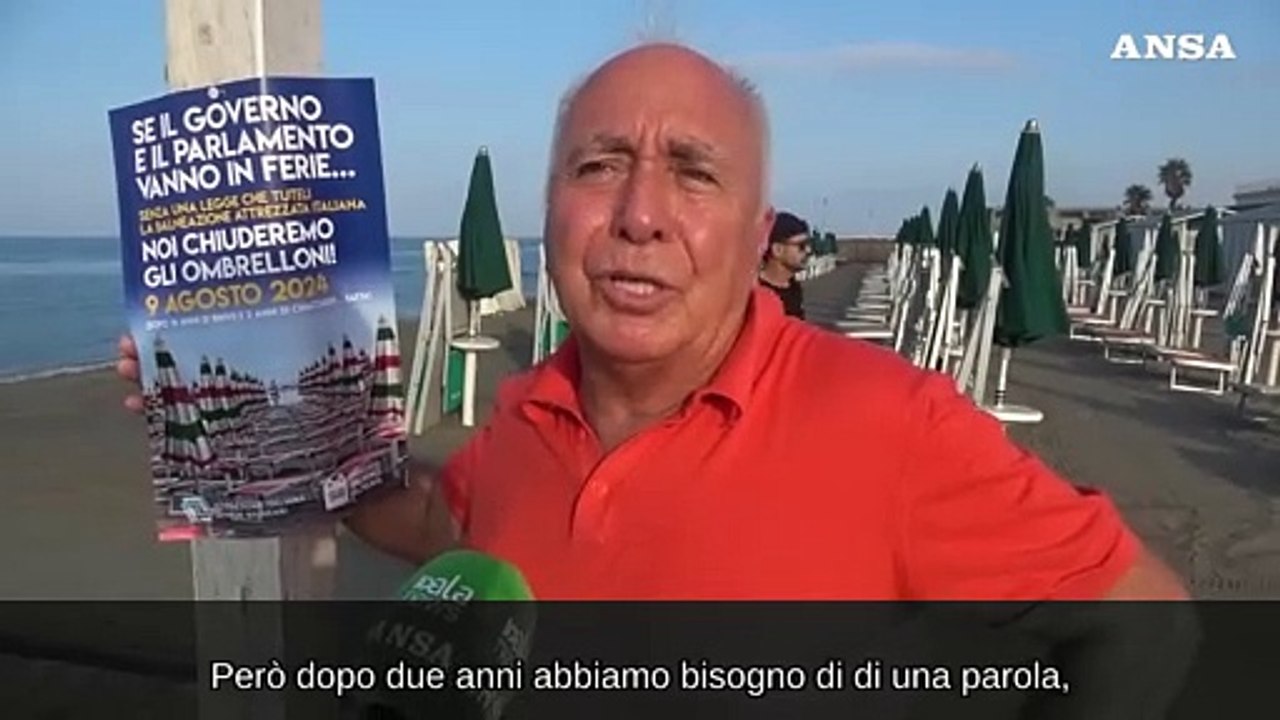 Balneari, ombrelloni chiusi per due ore ad Ostia: "Il nostro 'sciopero gentile' per regole chiare"