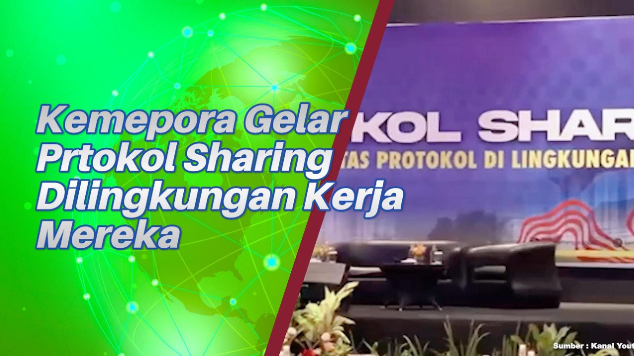 Kemenpora Gelar Protokol sharing Lingkungan Kerja Mereka
