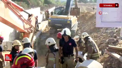 İstanbul Tuzla’da 2 işçi şantiyede göçük altında kaldı