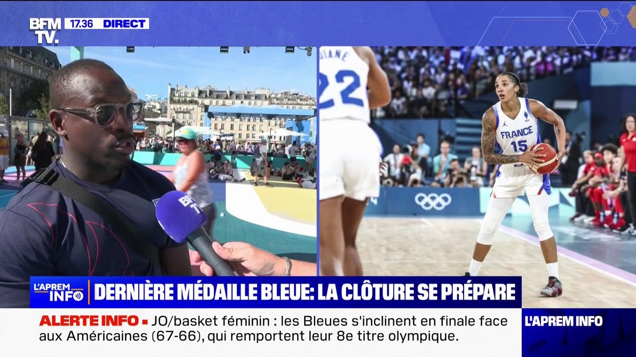 "C'est difficile d'être déçu, elles ont livré un match exceptionnel": après la finale de basket féminin, la clôture des JO se prépare
