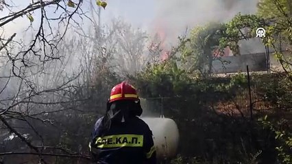 Yunanistan'ın Varnava bölgesinde yangın: 9 köy tahliye edildi
