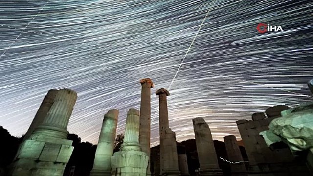 Perseid meteor yağmuru Türkiye'den böyle görüntülendi