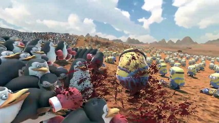 A #million  #minions  #vs a #million  #Madashcar #penguins