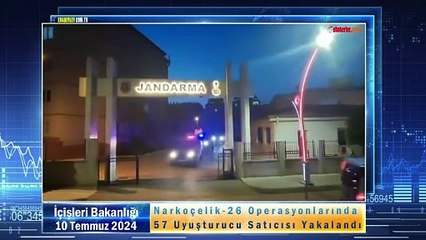 Narkoçelik-26 Operasyonlarında 57 Uyuşturucu Satıcısı Yakalandı
