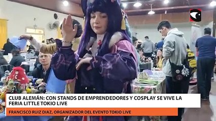 Club Alemán Con stands de emprendedores y cosplay se vive la feria Little Tokio Live