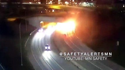 Video captures car exploding in this infamous Minnesota tunnel | Police Body Cam  | USA Police