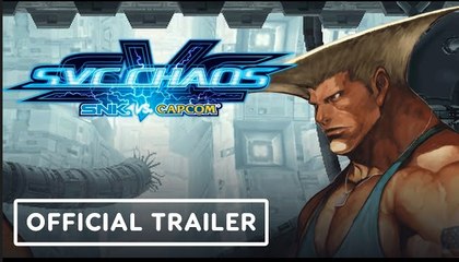 SNK vs. Capcom: SVC Chaos | Genjuro Kibagami vs. Guile Combo Gameplay Trailer
