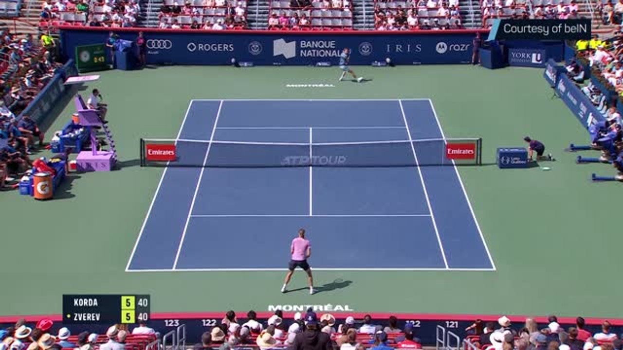 Korda reaches semi-finals after upset win over Zverev