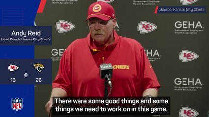 No panic from Reid after Chiefs lose to Jags in pre-season