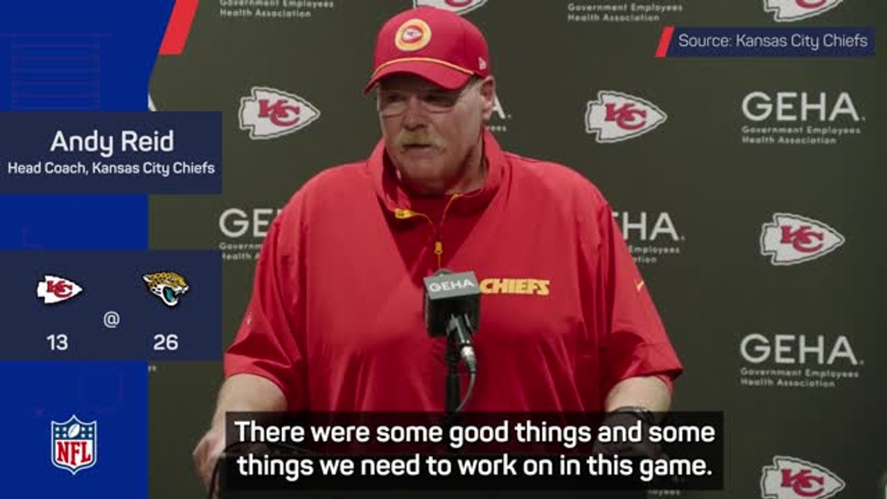 No panic from Reid after Chiefs lose to Jags in pre-season