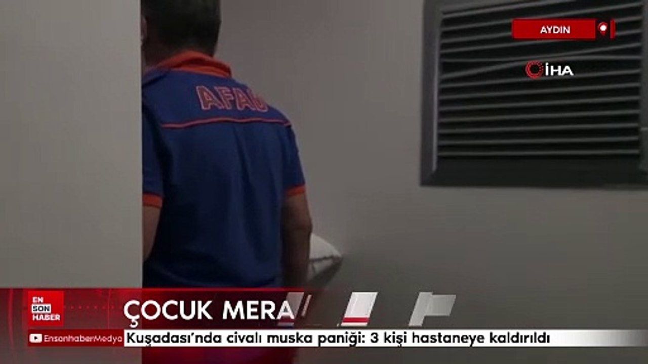 Kuşadası'nda civalı muska paniği: 3 kişi hastaneye kaldırıldı