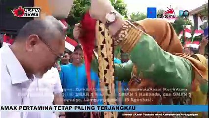 Zulkifli Hasan Sosialisasi Kecintaan Produk Dalam Negeri Kepada  Para Pelajar Di Lampung