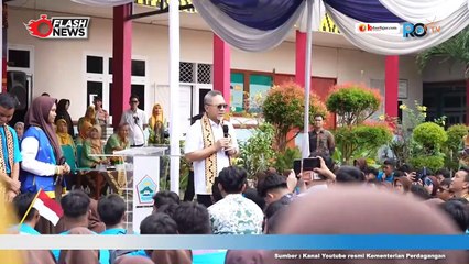 Zulkifli Hasan Sosialisasi Kecintaan Produk Dalam Negeri Kepada Para Pelajar di Lampung