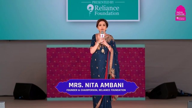 Mrs. Nita Ambani's message India's sports legacy requires collective effort. Through the India House initiative, she created a home away from home for our athletes. Now, as the Olympic session concludes, she presents a grand vision to transform India int