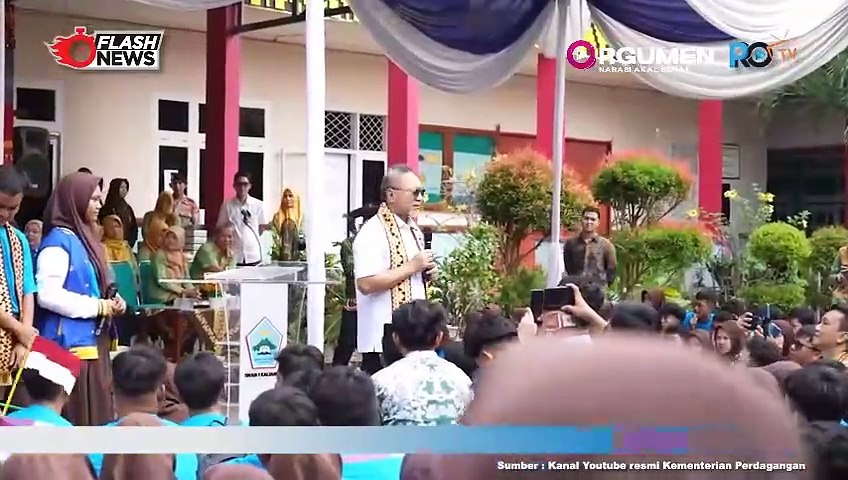 Mendag Sosialisasi Kecintaan Menggunakan Produk Dalam Negeri kepada Pelajar Di Lampung