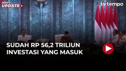 Sidang Kabinet Perdana di IKN, Jokowi Bahas Investasi yang Sudah Masuk