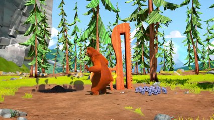 Grizzy s Adventures- Fitness, Art, Construction & Dance - 25  Compilation -  Cartoon for Kids