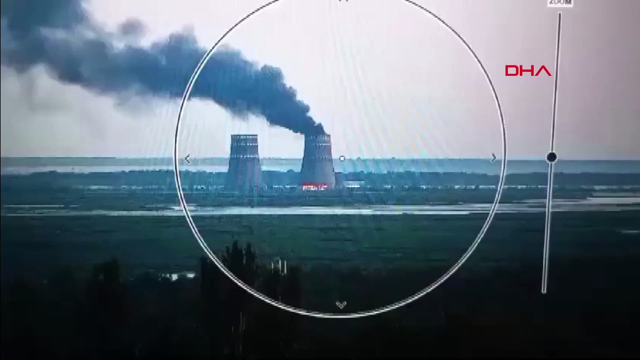 Zaporijya Nükleer Santrali'nde yangın! Rusya ve Ukrayna birbirini suçladı