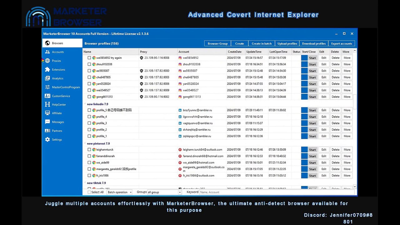 Accounts Management Bot