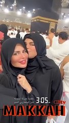 حليمة بولند تزور المملكة العربية السعودية وتؤدي مناسبك العمرة مع ابنتها