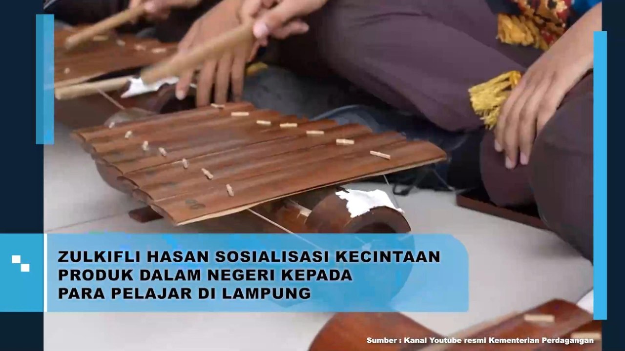 Zulkifli Hasan Sosialisasi Kecintaan Produk Dalam Negeri Kepada Para Pelajar Di Lampung