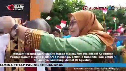 Zulkifli Hasan Sosialisasi Kecintaan Produk Dalam Negeri Kepada Para Pelajar di Lampung