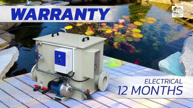 FILTER KOLAM HEMAT ENERGI - HORBO HEAVY DUTY ROTARY DRUM FILTER HPM-30