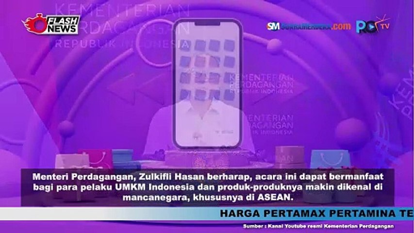 Statement Mendag RI Zulkifli Hasan pada Pembukaan ASEAN Online Sale Day (AOSD) 2024