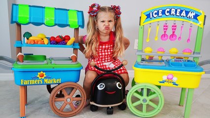 Диана и магазин Мороженого - история про двойняшек