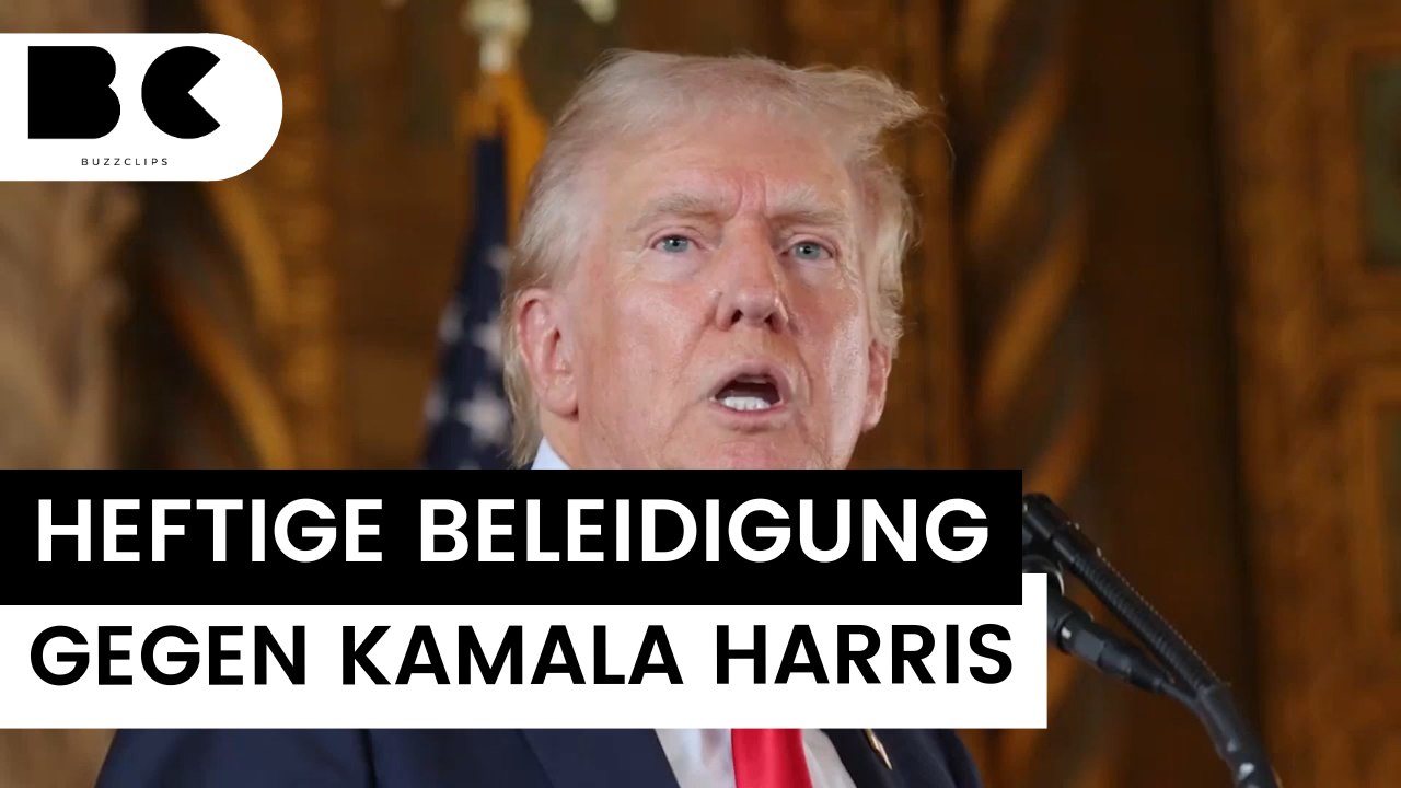 Donald trump: schlimme beleidigung gegenüber kamala harris