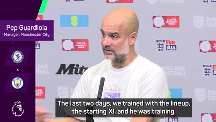 Guardiola confirms Grealish an injury doubt for Premier League opener