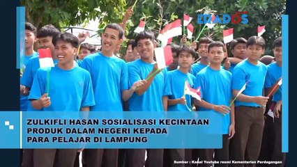 Zulkifli Hasan Sosialisasi Kecintaan Produk Dalam Negeri Kepada Para Pelajar Di Lampung