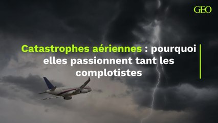 Catastrophes aériennes : pourquoi elles passionnent tant les complotistes