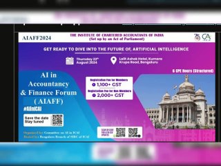 Bangalore event by ICAI