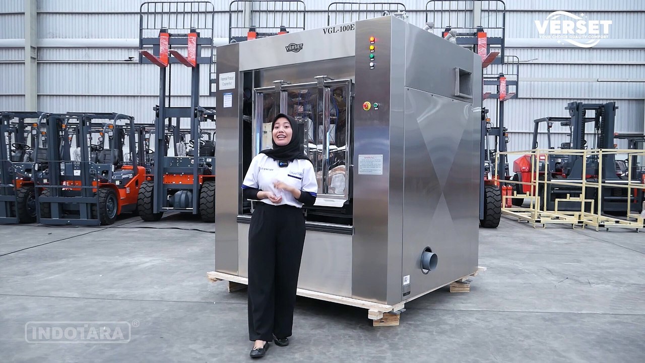 REVIEW MESIN CUCI VERSET SANITARY BARRIER WASHING MACHINE ELECTRIC VGL-100E