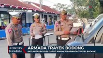 Satlantas Polres Garut Amankan Sejumlah Armada Travel Bodong