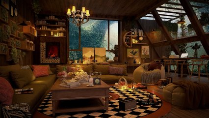 Rainy Jazz Music for Stress Relief ☕ Cozy Coffee Shop Ambience & Relaxing Jazz Instrumental Music
